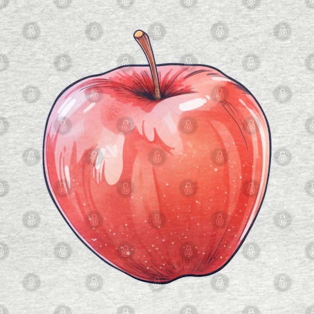 Apple Pastel Art by Pastel Craft